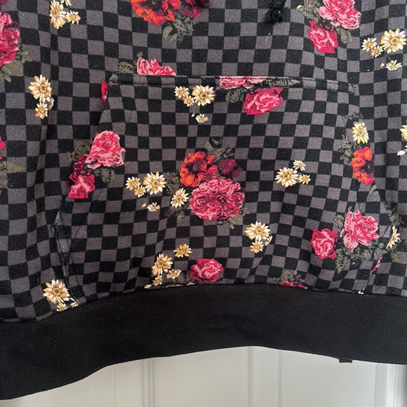 Vans Botanical Checkered Cropped Hoodie - Picture 3 of 8